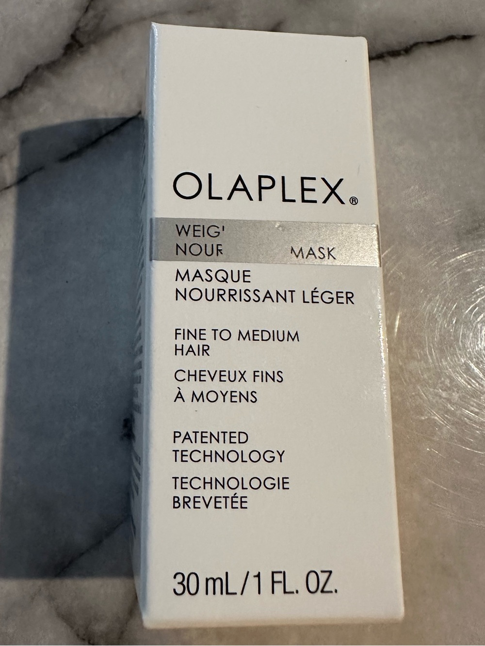OLAPLEX Lightweight Nourishing Mask — 30 ml bottle